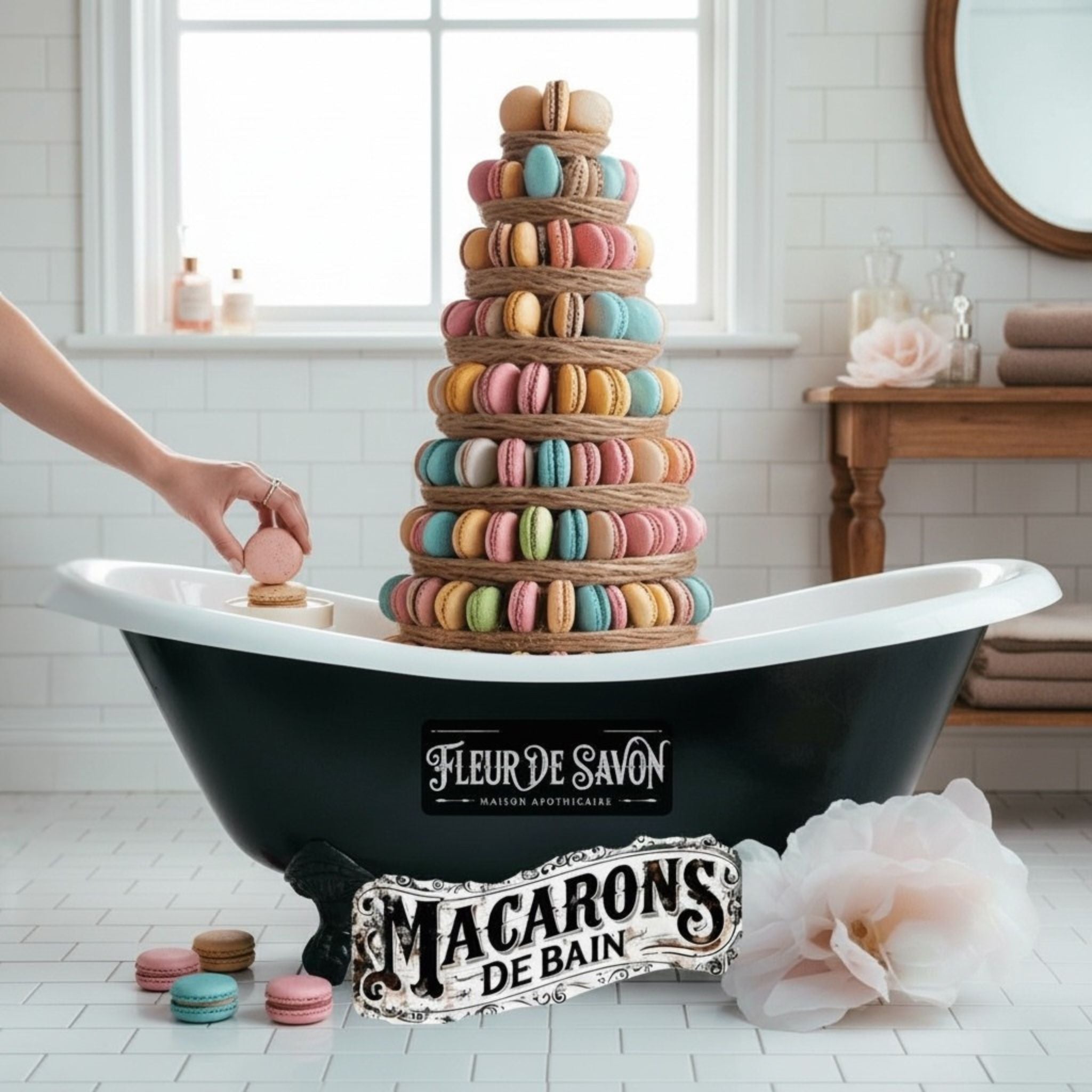 Macarons de bain