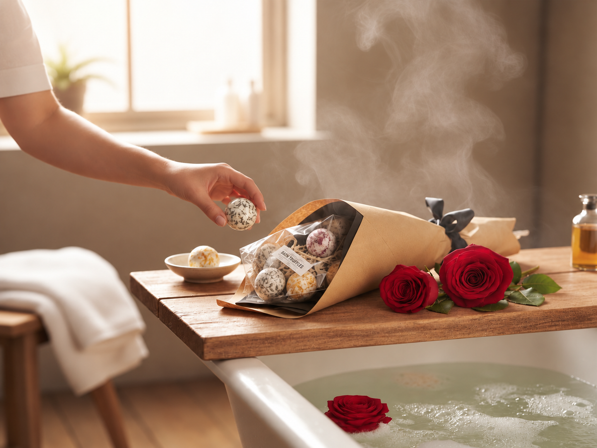 Truffe de Bain Hydratante - fondant de bain au beurre de karité