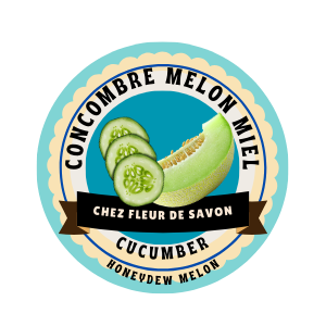 Macaron de Bain - Concombre & Melon miel