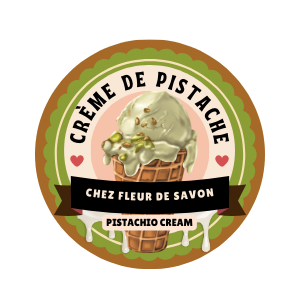 Macaron de Bain - Crème de pistache