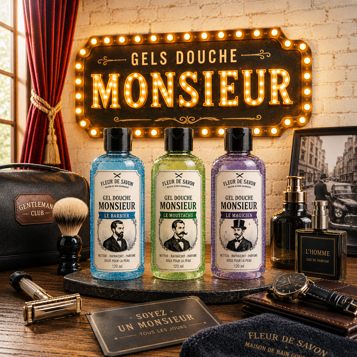 Gels douche Monsieur