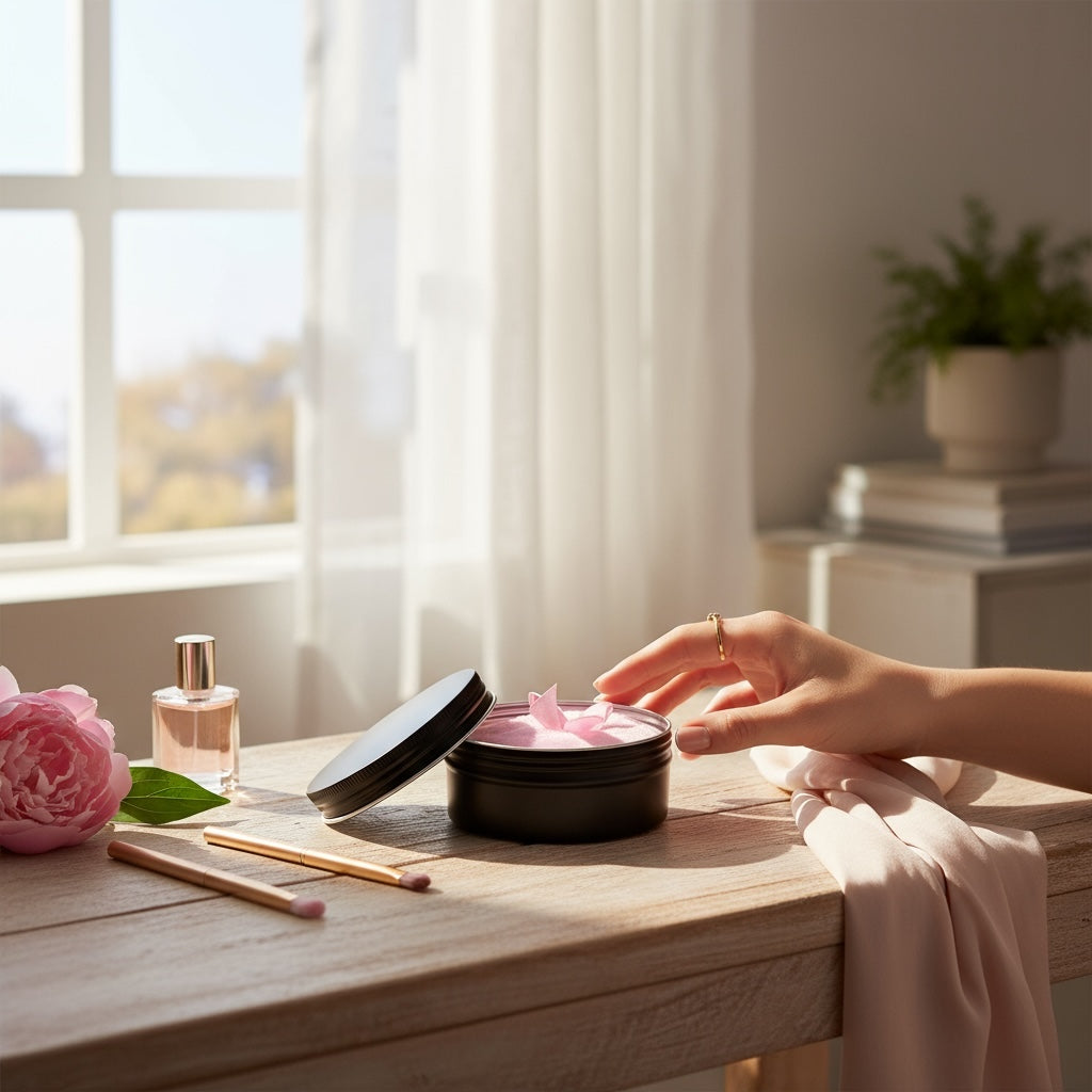 Ensemble Houppette & Boîtier