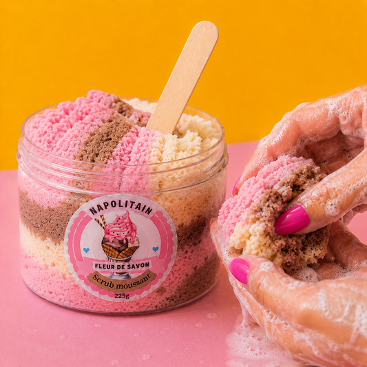 Scrub moussant au sucre • Napolitain