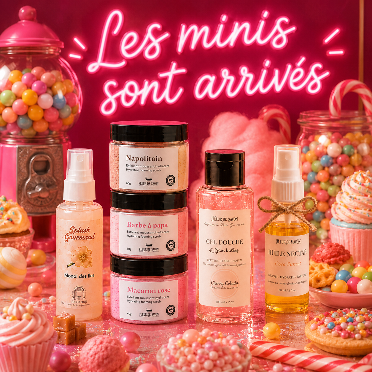 Les Minis Fleur de Savon