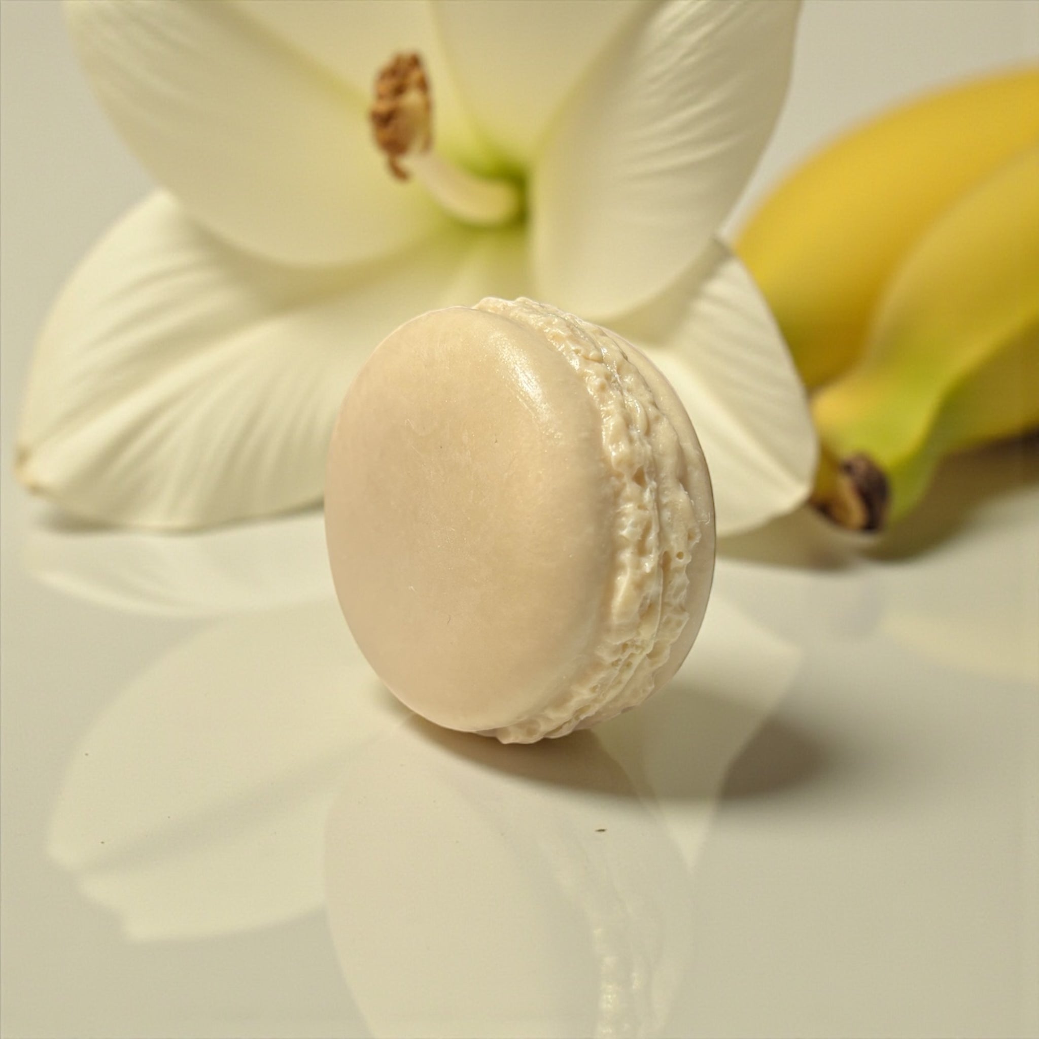 Macaron de Bain - Banane, Lys & Gingembre