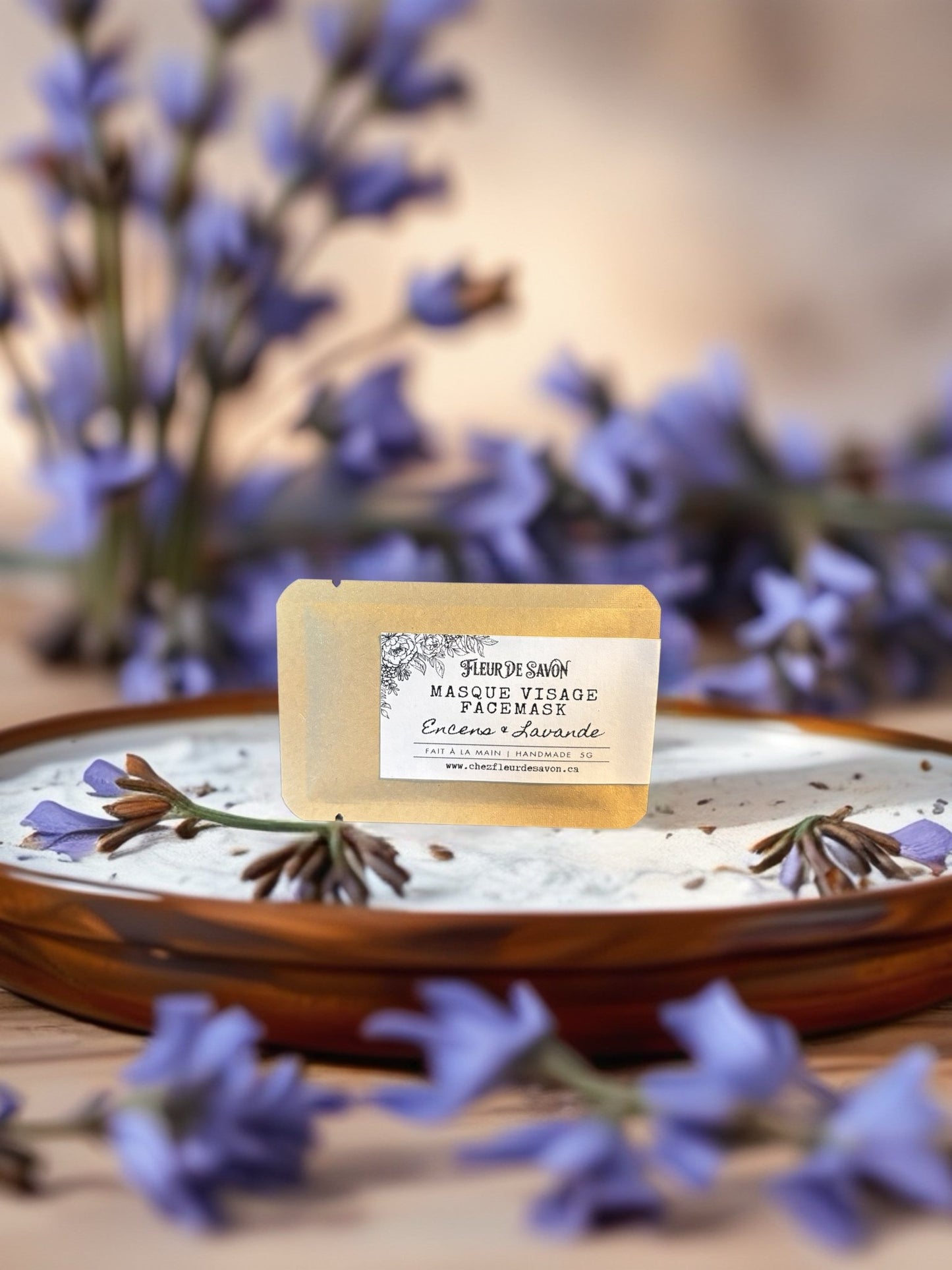 Soothing Incense and Lavender Mask