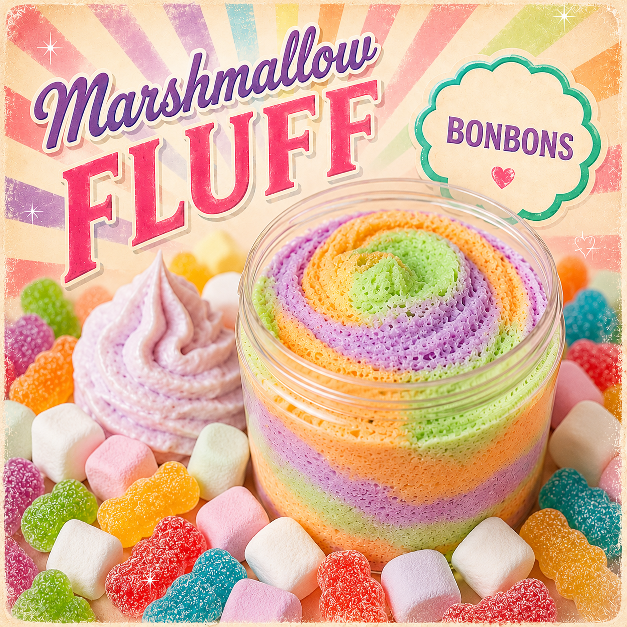 Marshmallow Fluff • Whipped Soap Mousse