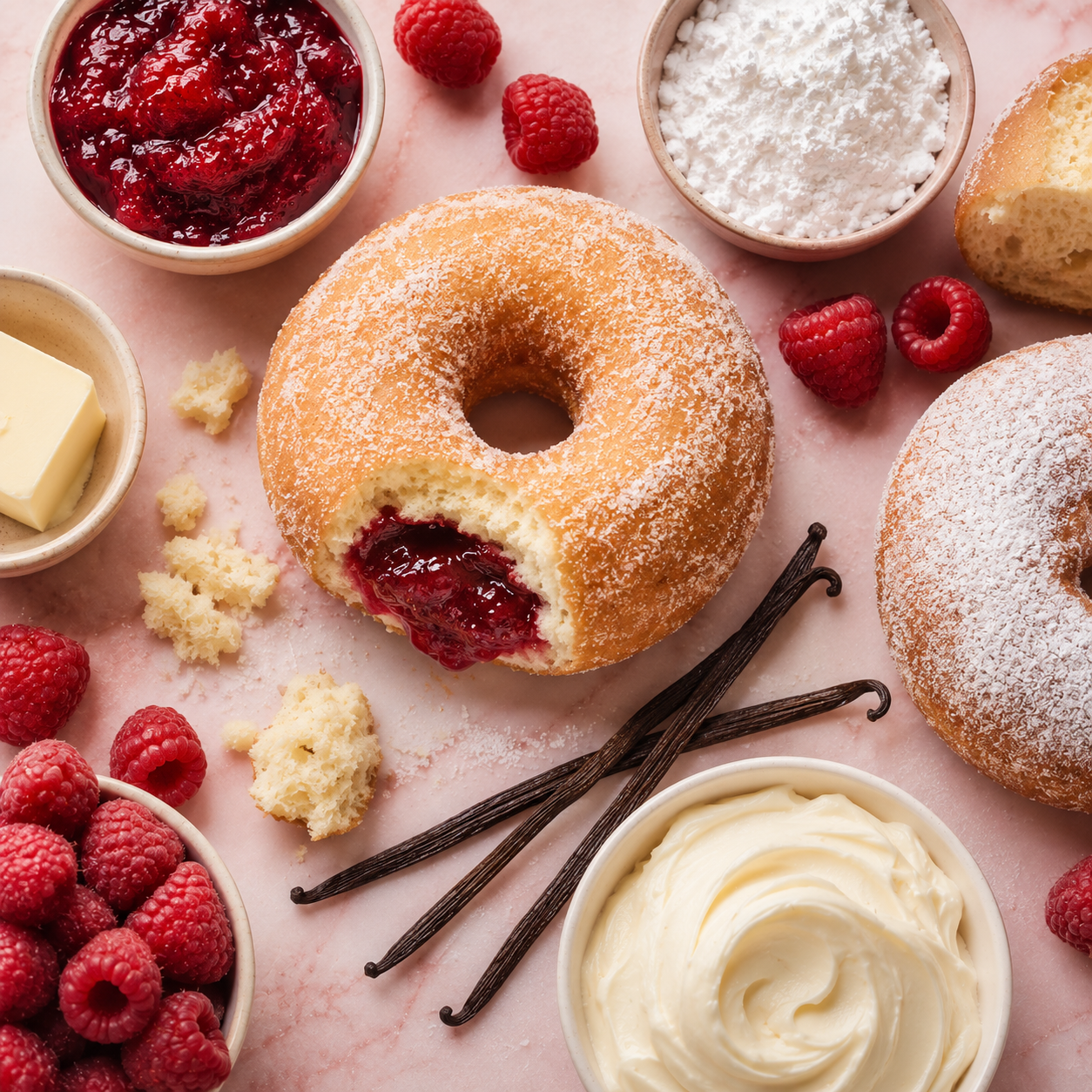 Beignet aux Framboises
