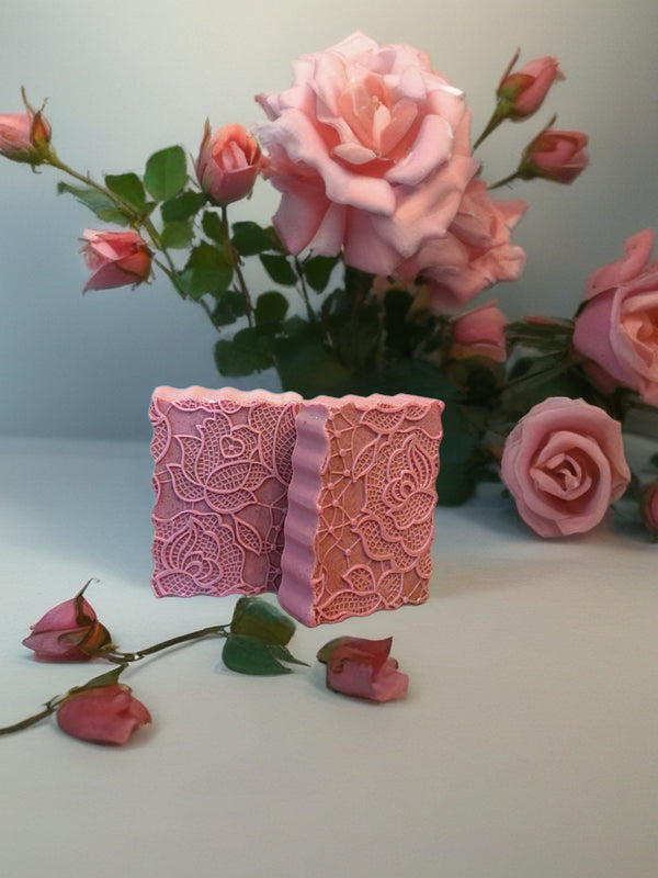 Savon Rose de Dentelle • Rose, Géranium, Karité