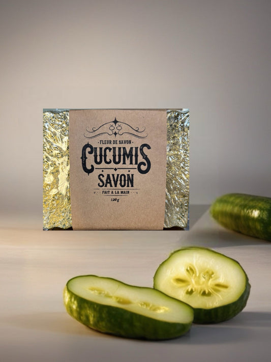 Savon artisanal concombre cucumis