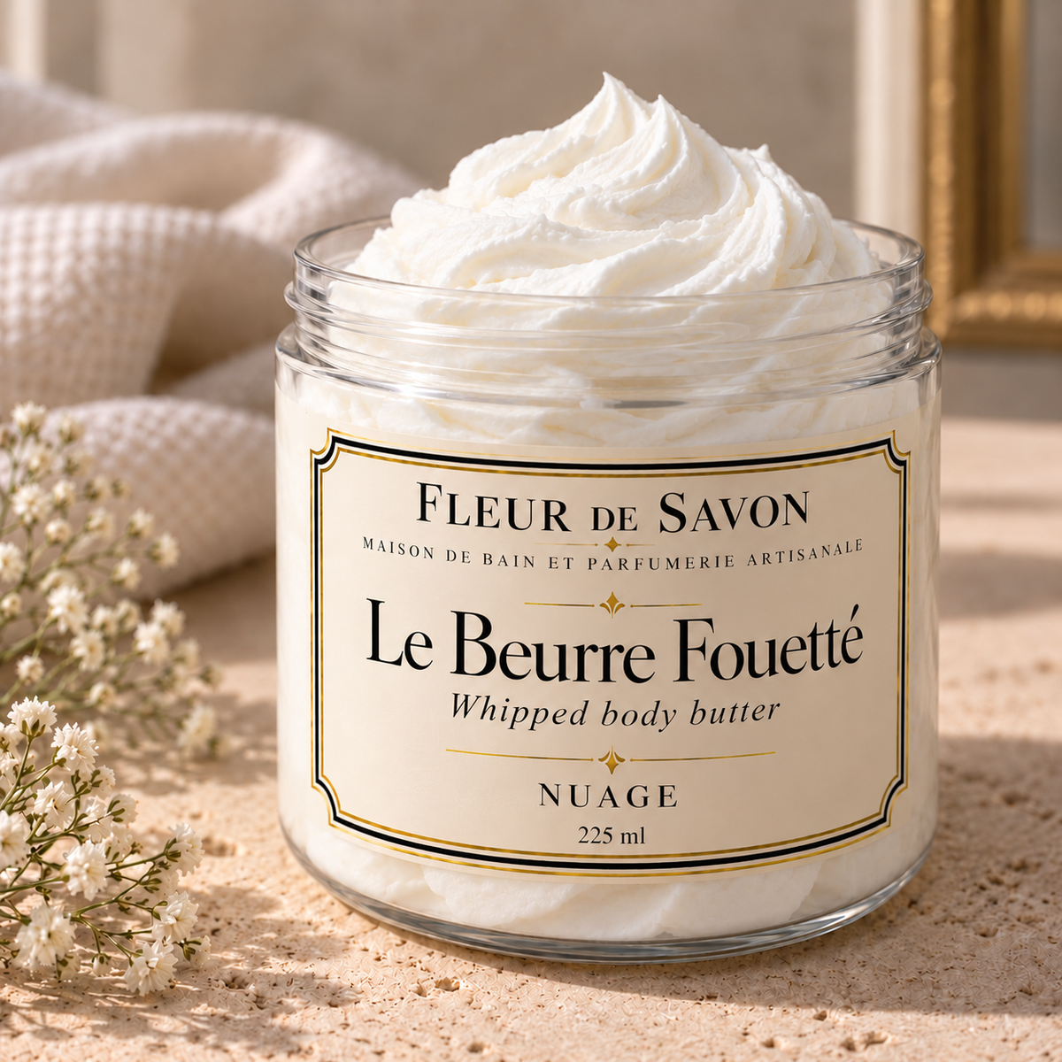 Whipped body butter • Cloud (No fragrance)