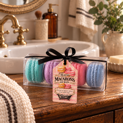 Boîte de savons macarons sur mesure