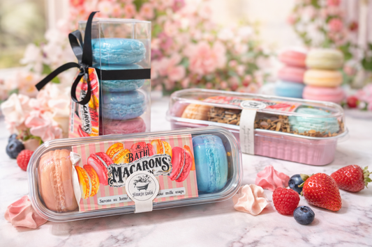 Savons macarons à la carte