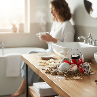 Deluxe Christmas Ornament • Macarons & Sugar Scrub