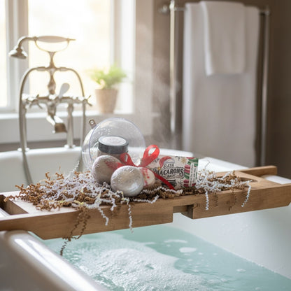 Deluxe Christmas Ornament • Macarons & Sugar Scrub