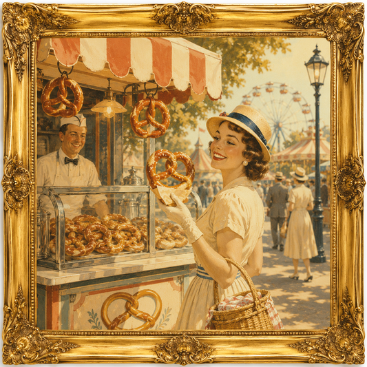 Bretzel au caramel