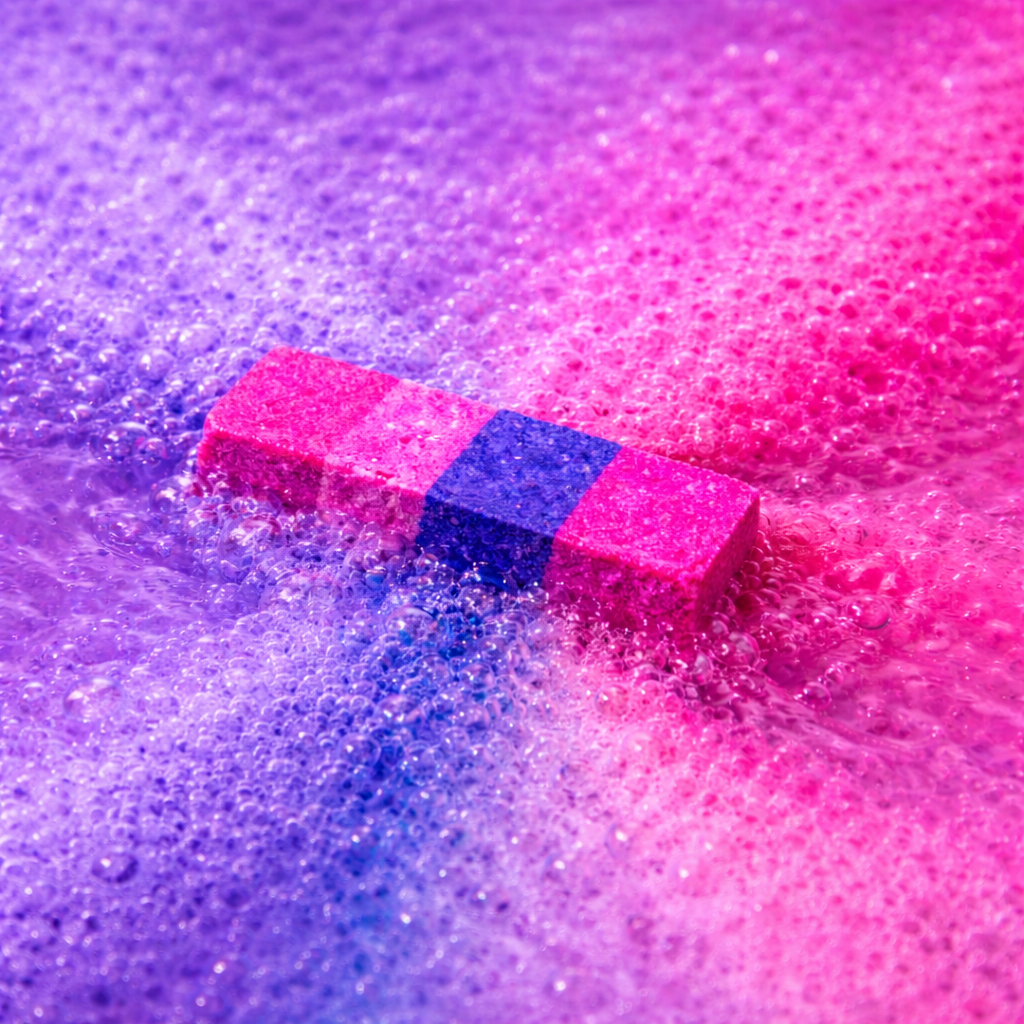 Bonbons de bain effervescents