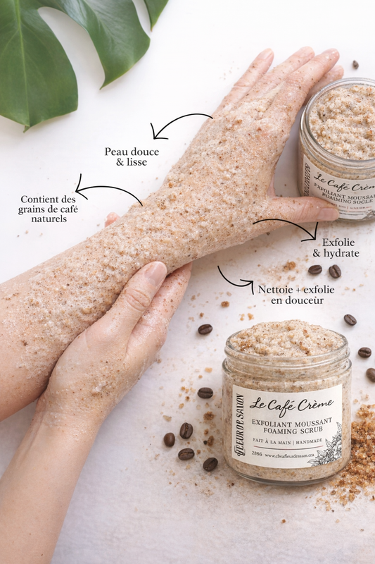 Scrub moussant au sucre • Le Café Crème