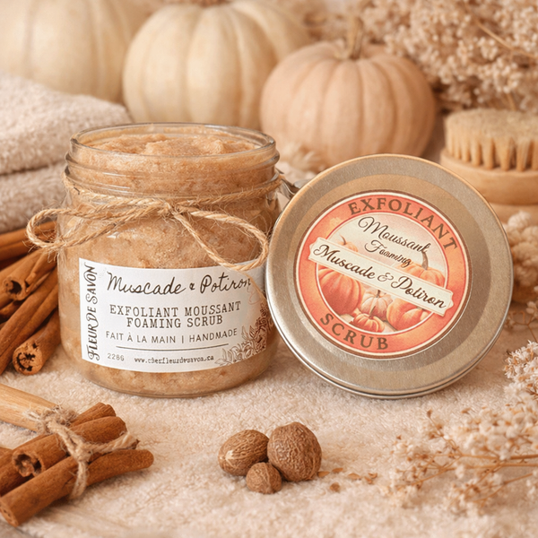 Scrub Moussant au sucre • Muscade & Potiron