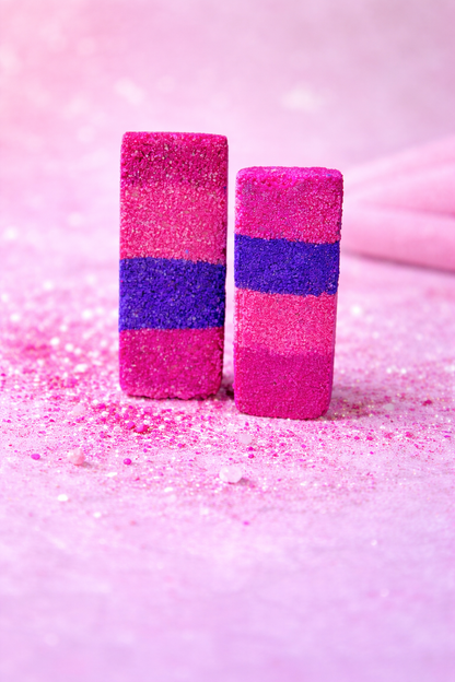 Bonbons de bain effervescents