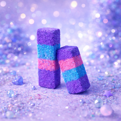 Bonbons de bain effervescents