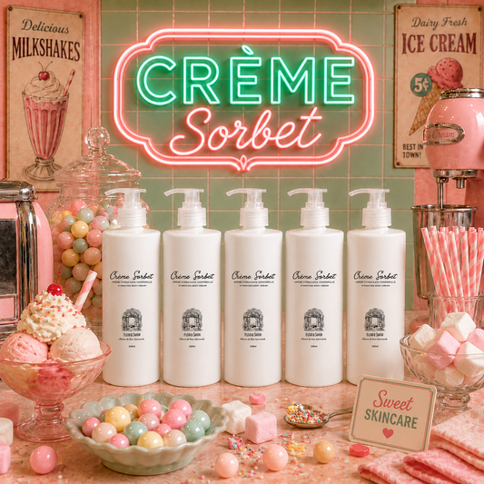 Crème sorbet pour le corps