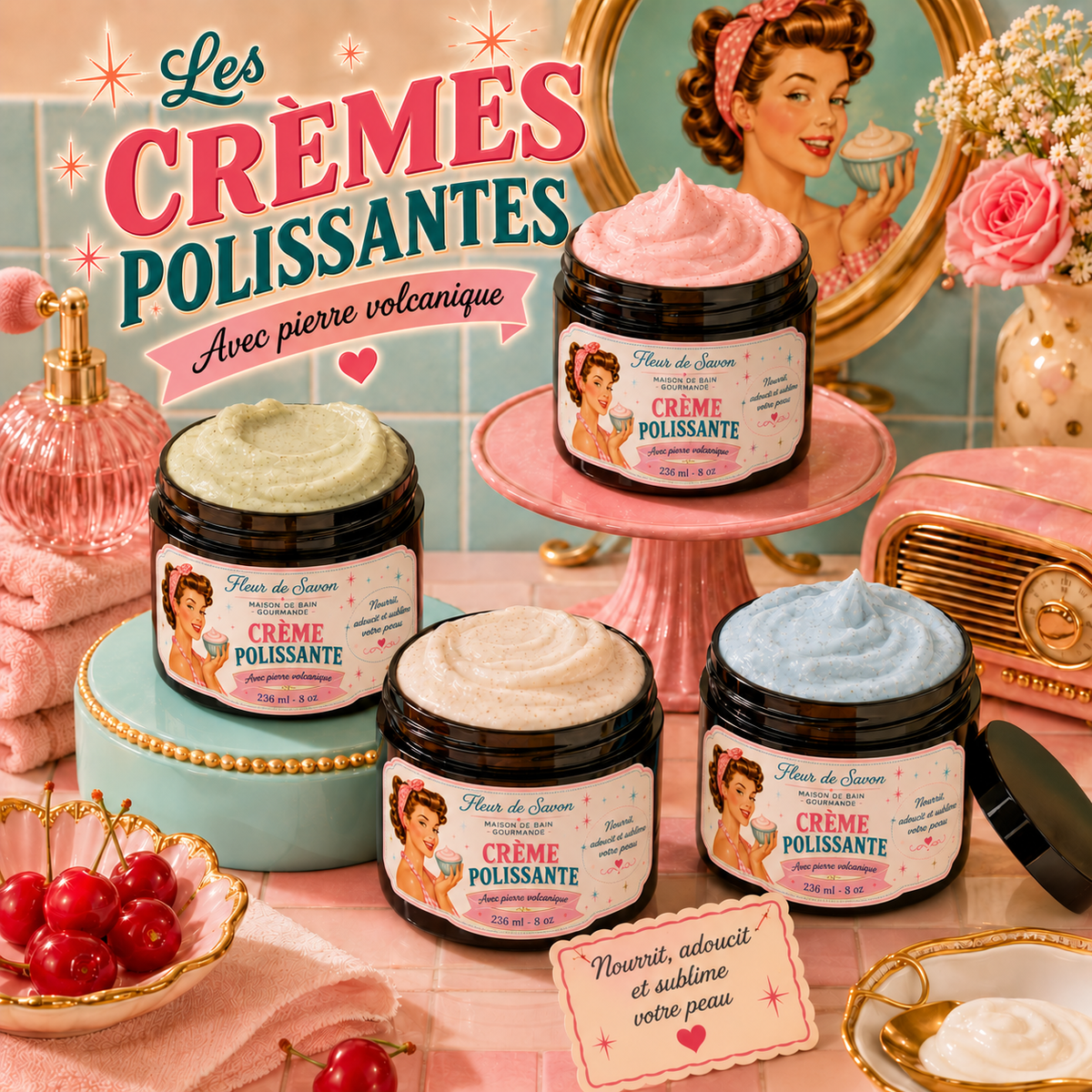 Volcanic Stone Polishing body cream