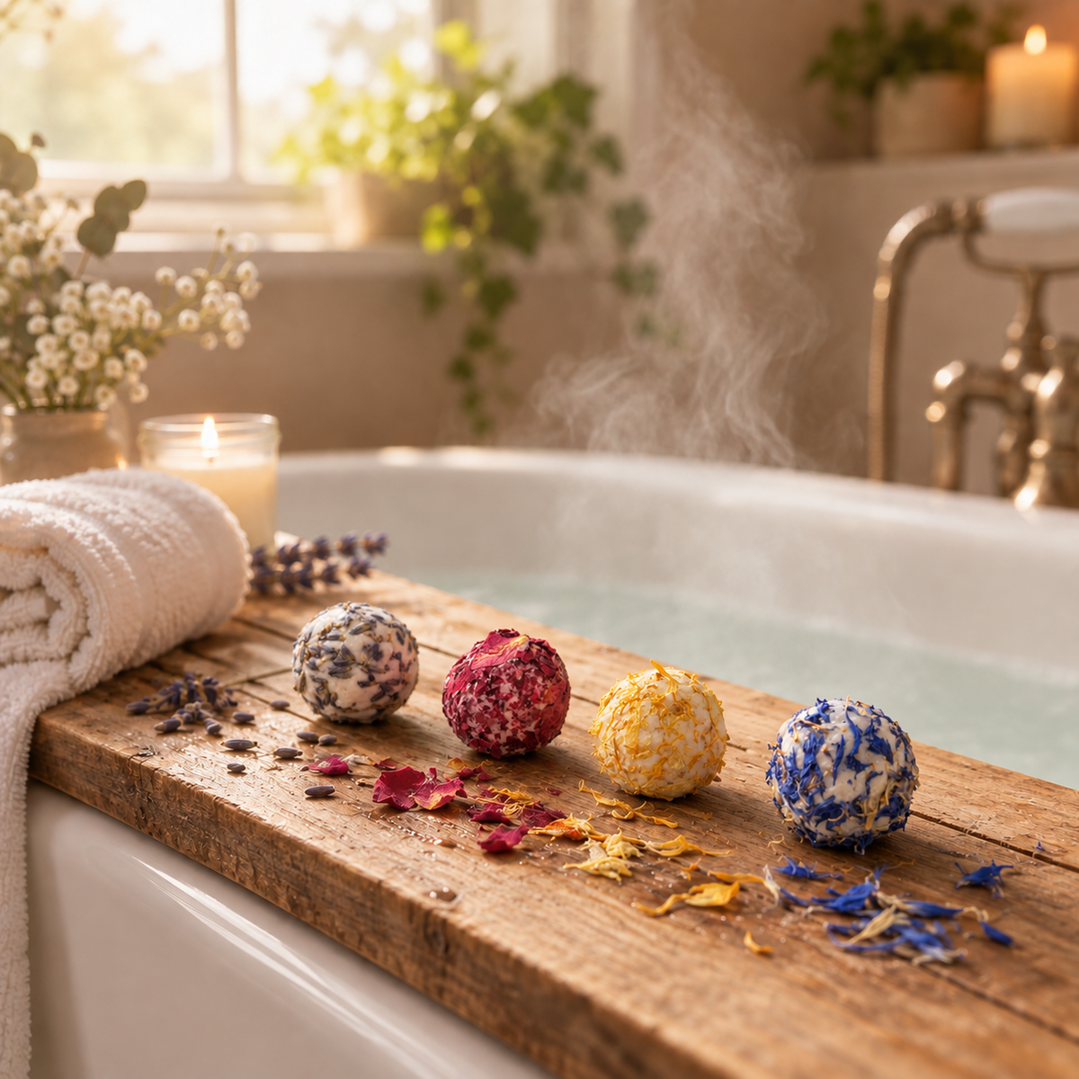 Truffe de Bain Hydratante - fondant de bain au beurre de karité