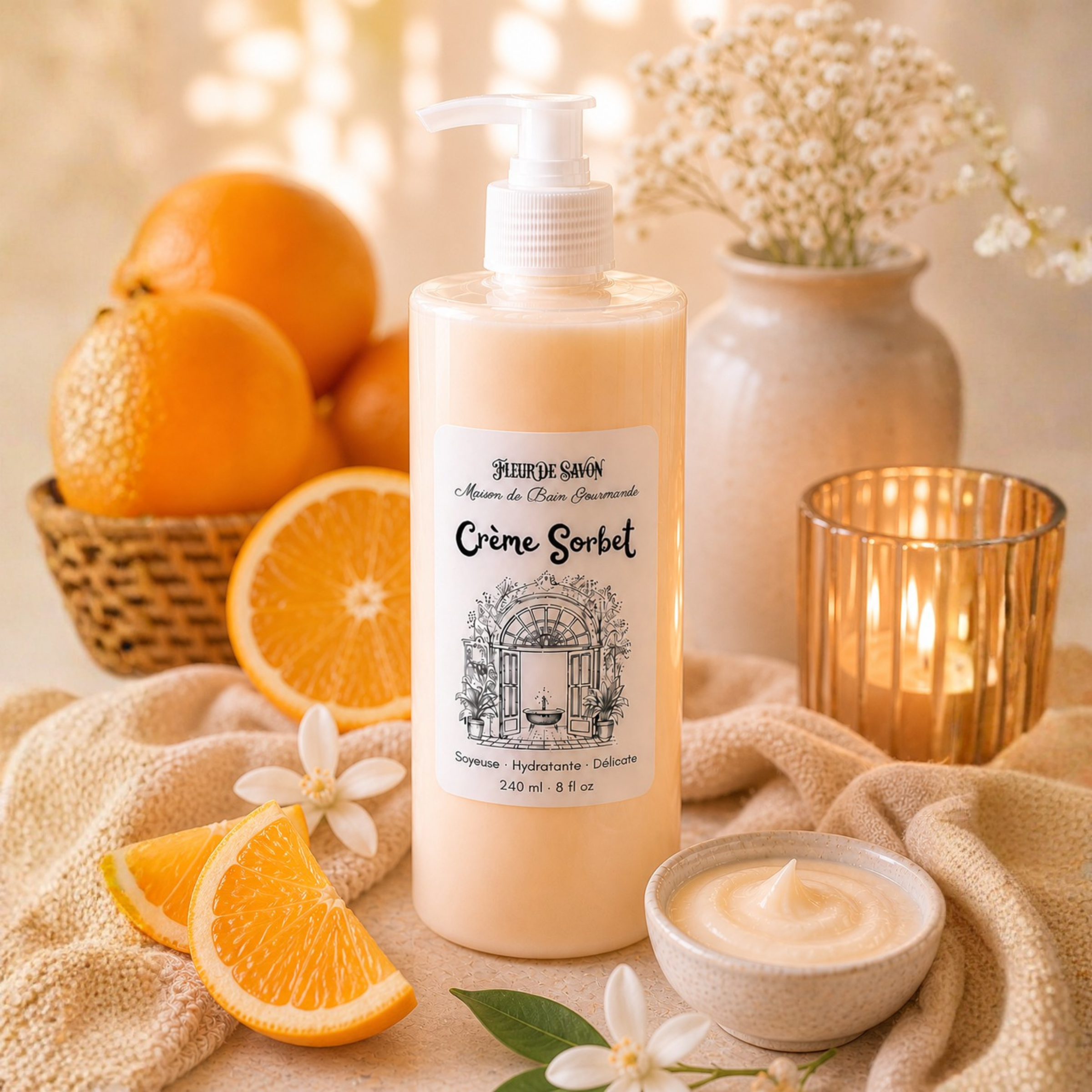 Body sorbet cream – airy and moisturizing texture