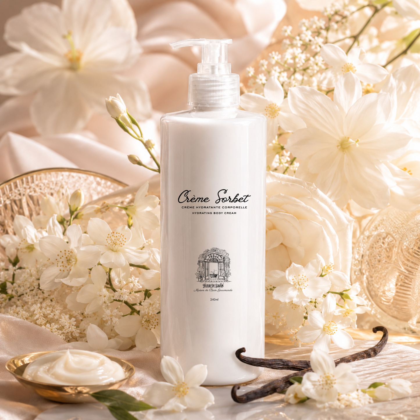 Body sorbet cream – airy and moisturizing texture