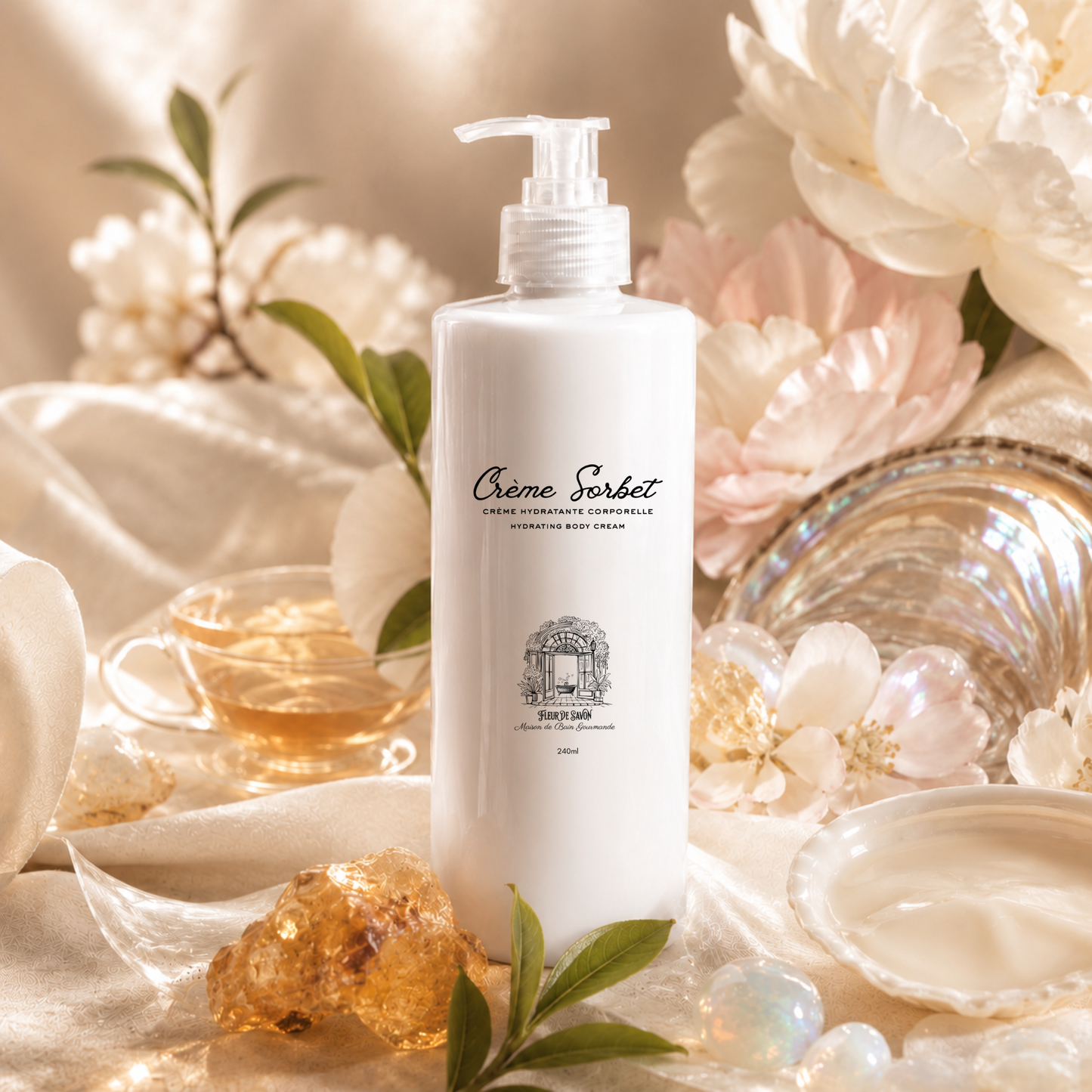 Body sorbet cream – airy and moisturizing texture