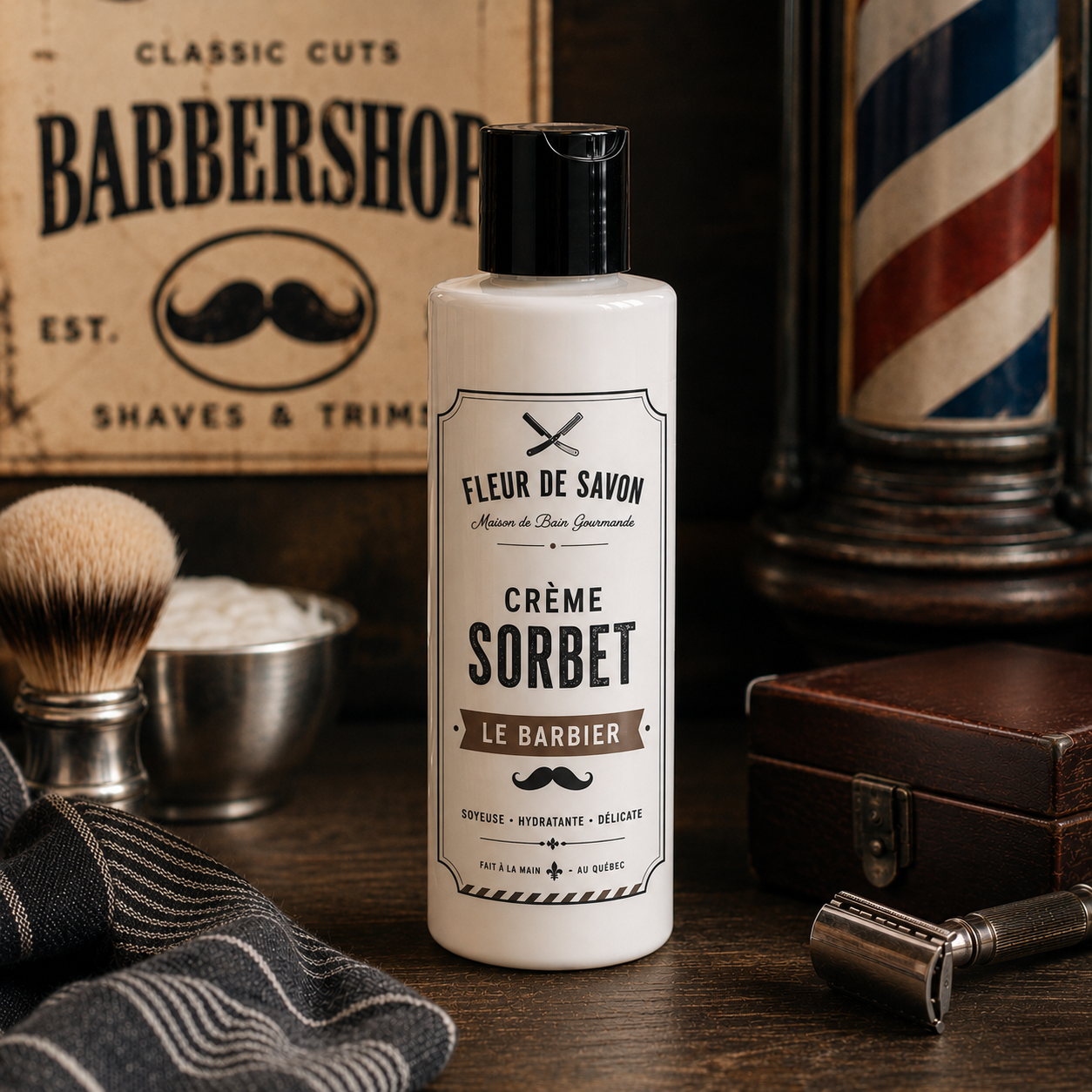 Crème sorbet pour le corps