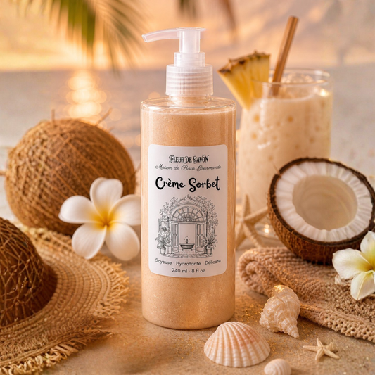 Body sorbet cream – airy and moisturizing texture