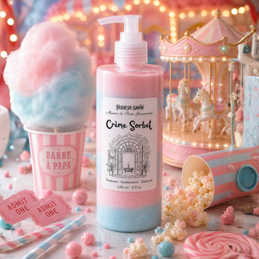 Body sorbet cream – airy and moisturizing texture