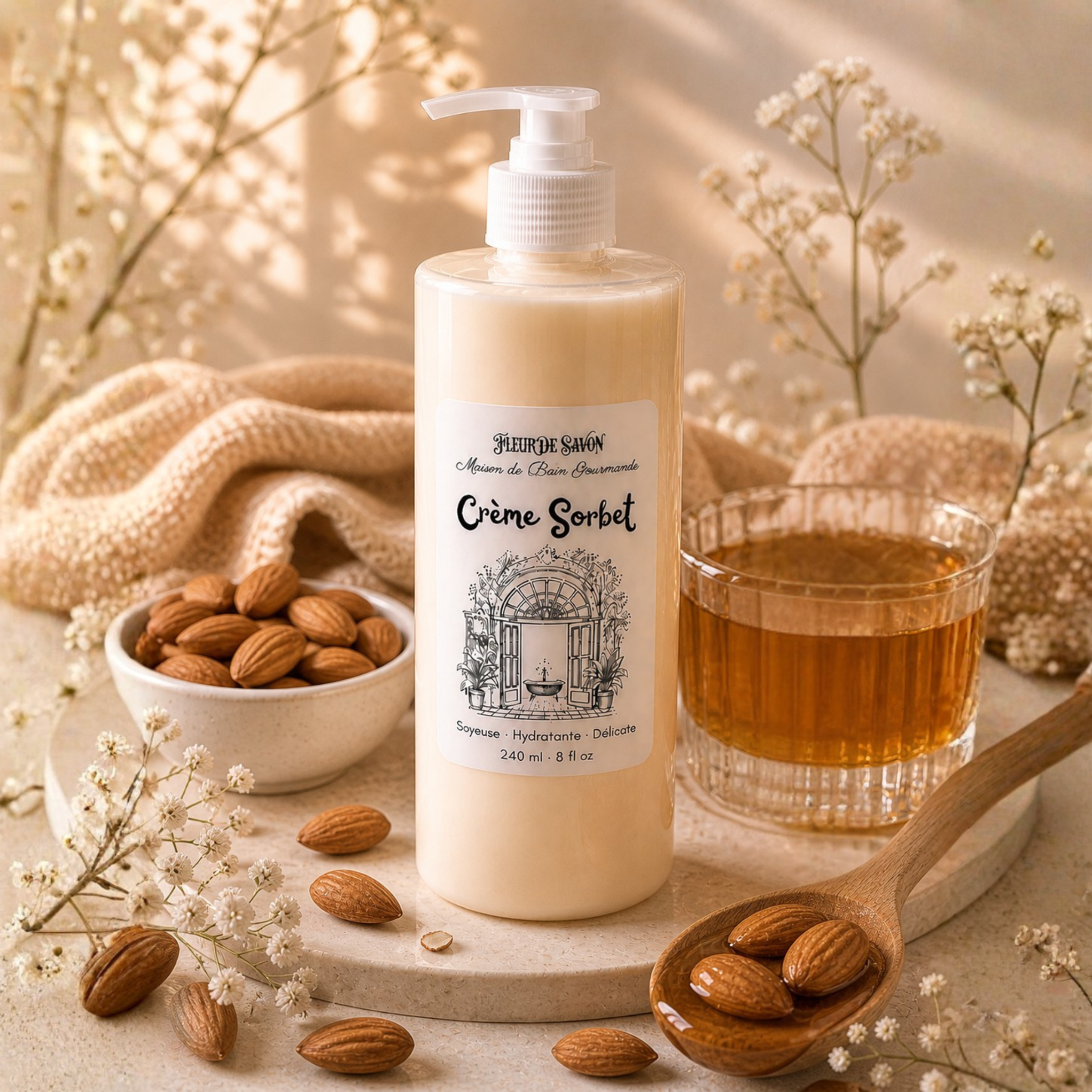 Body sorbet cream – airy and moisturizing texture