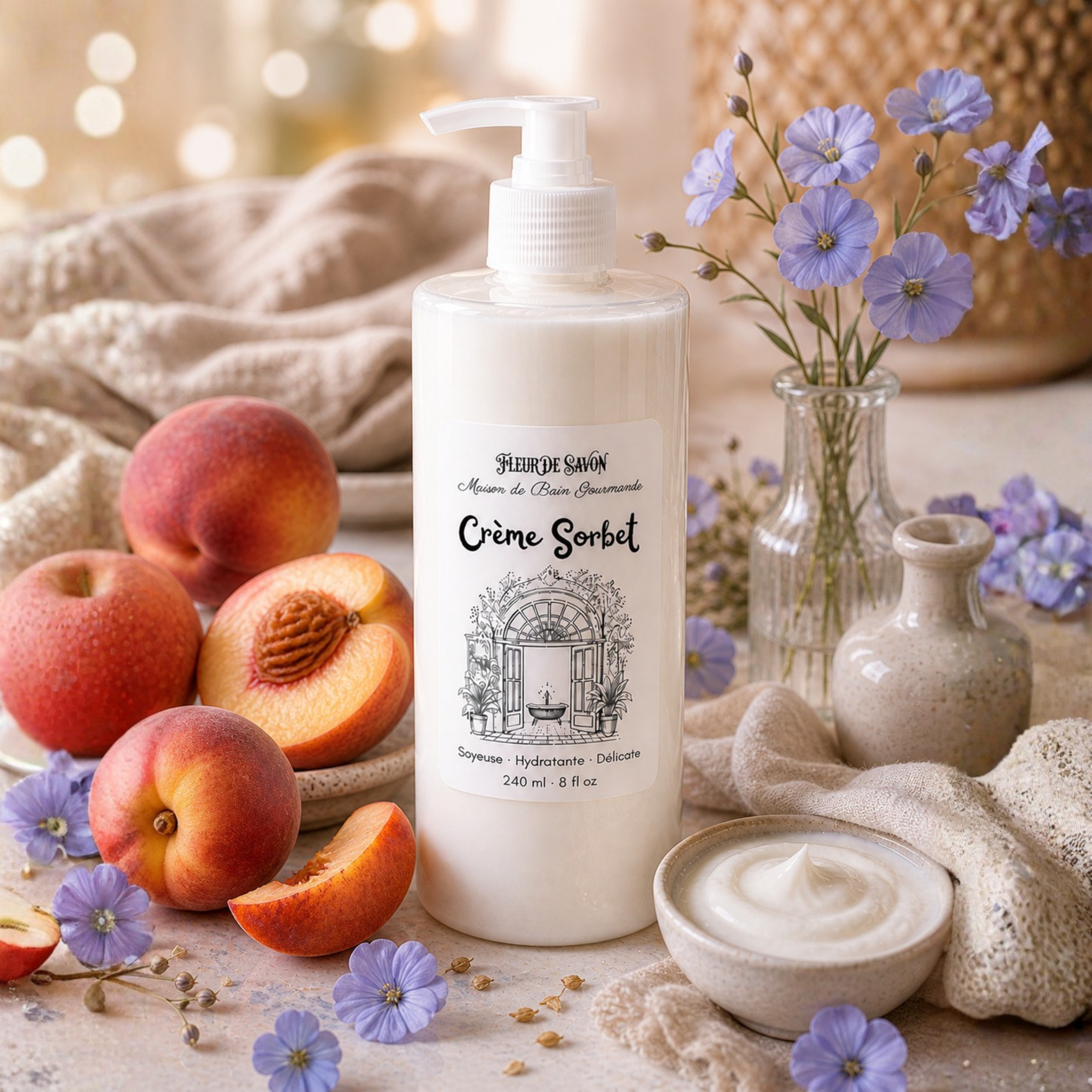 Body sorbet cream – airy and moisturizing texture