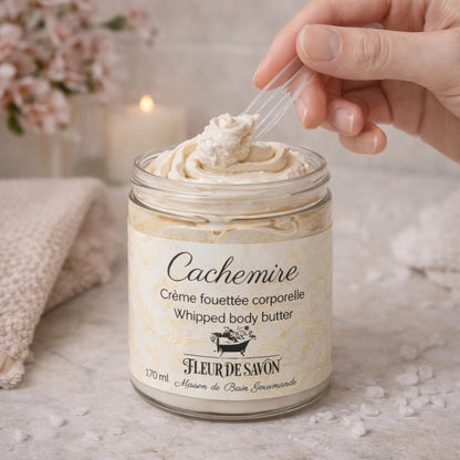 Crème fouettée corporelle • Cacao Cachemire