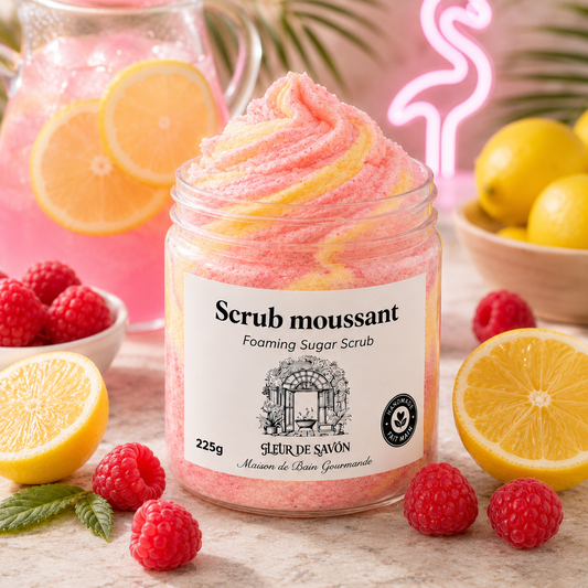 Scrub moussant Limonade Rose