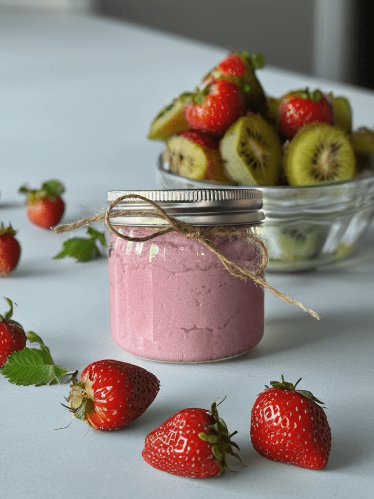 Exfoliant Moussant Fraise Kiwi