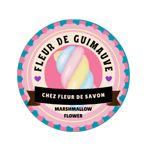 Bath Macaron - Marshmallow Flower