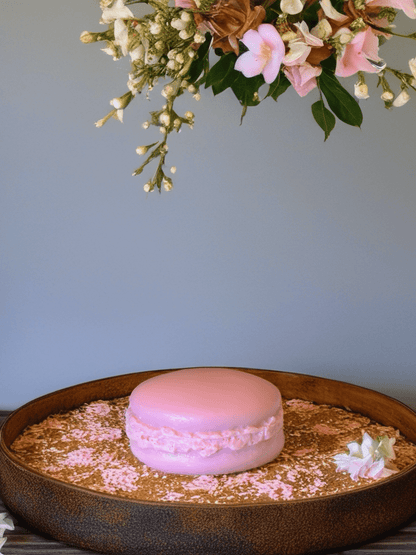 Macaron de Bain - Milkshake aux fraises