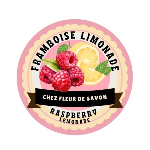 Macaron de Bain - Framboise Limonade
