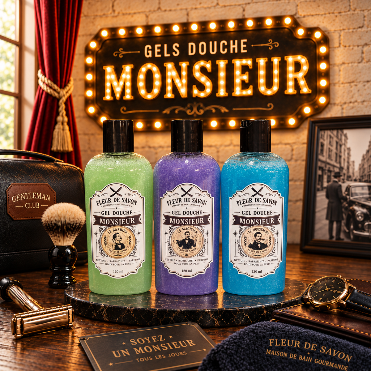 Gel douche Monsieur