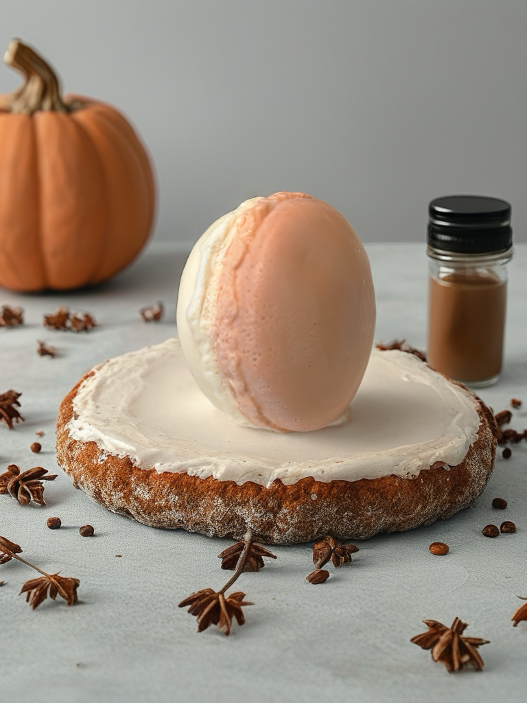 Bath Macaron - Pumpkin Spice