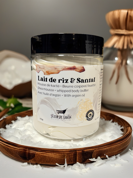 Shea Mousse • Rice Milk & Sandalwood
