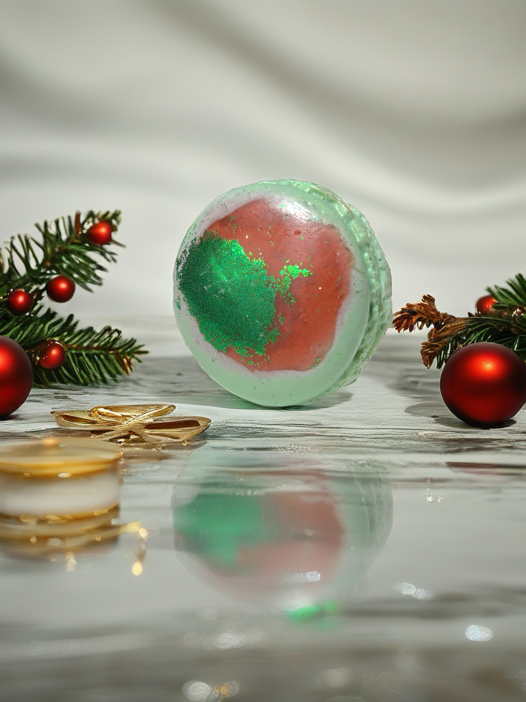 Bath Macaron - The Grinch