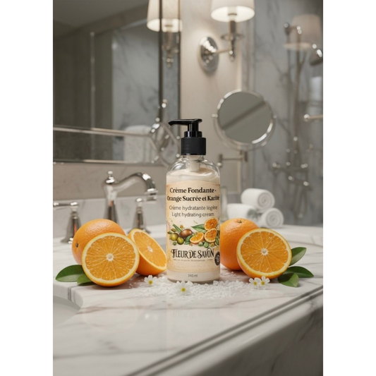 Crème Fondante • Orange Sucrée et Karité