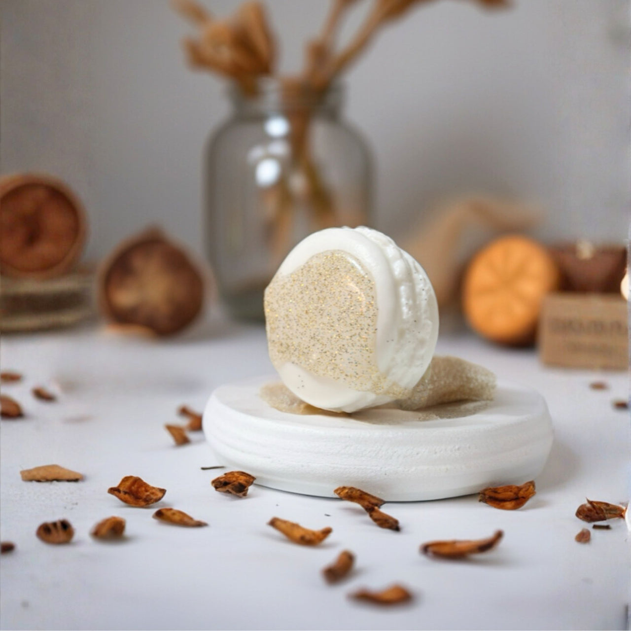 Macaron de Bain - Guimauve dorée