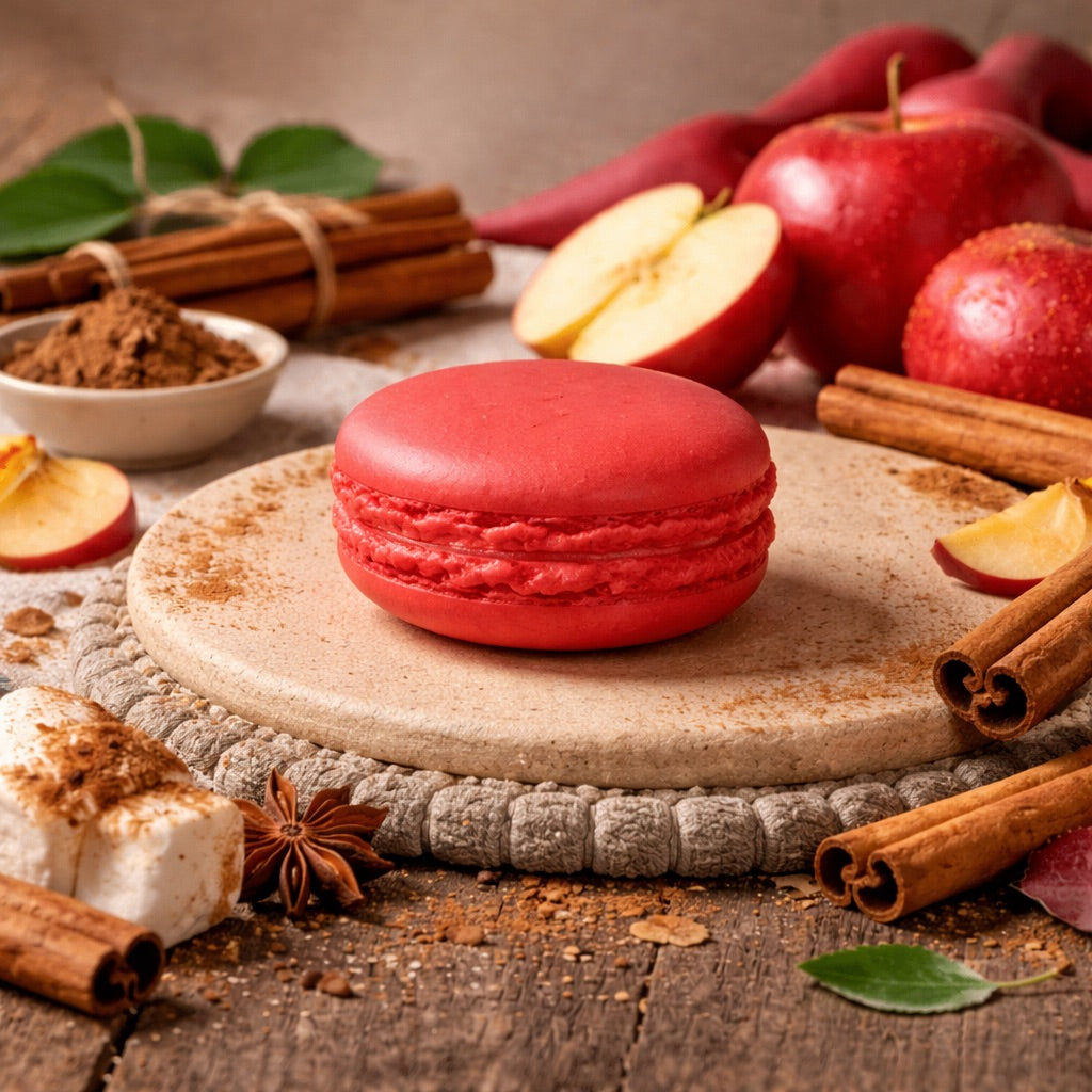 Macaron de Bain - Pommes • Cannelle