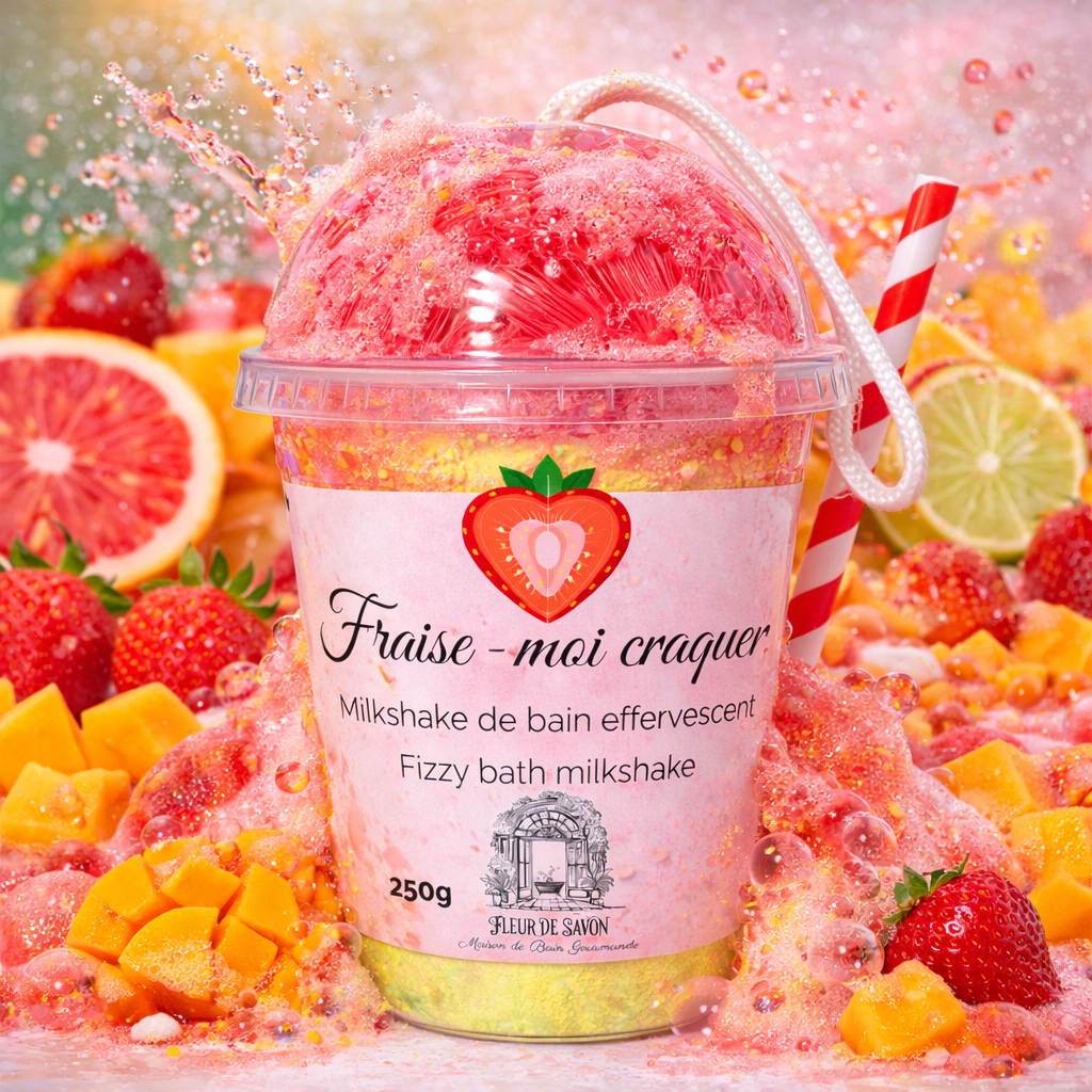 Milkshake de Bain effervescent